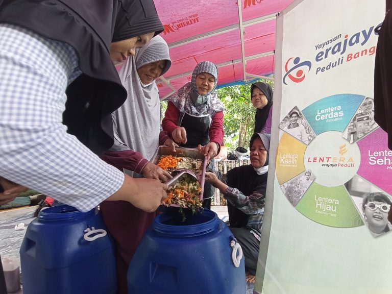 Lentera Hijau Gandeng Emak-Emak Olah Limbah Organik