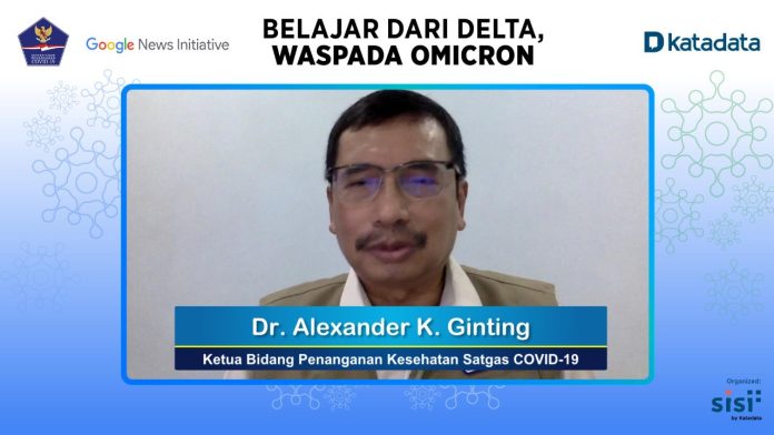 Ketua Bidang Penanganan Kesehatan Satgas Covid-19, Alexander K Ginting