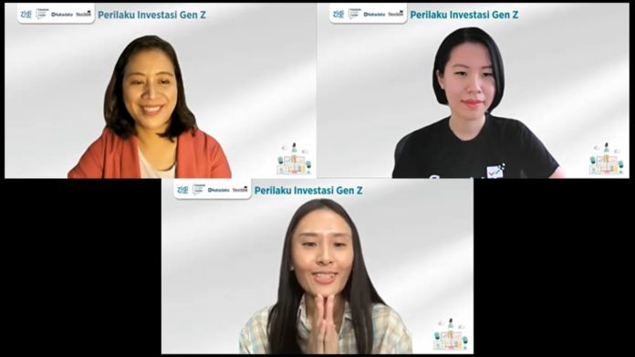 Investasi, Saham, Reksadana, investor muda, Gen Z, gen Y, milenial, survei perilaku investasi milenial, milenial, marketing, berita keuangan, Zigi.id ,Stockbit, Head of Financial Education Stockbit & Bibit.id, Vivi Handoyo Lie,Manajer Riset Katadata Insight Center Vivi Zabkie