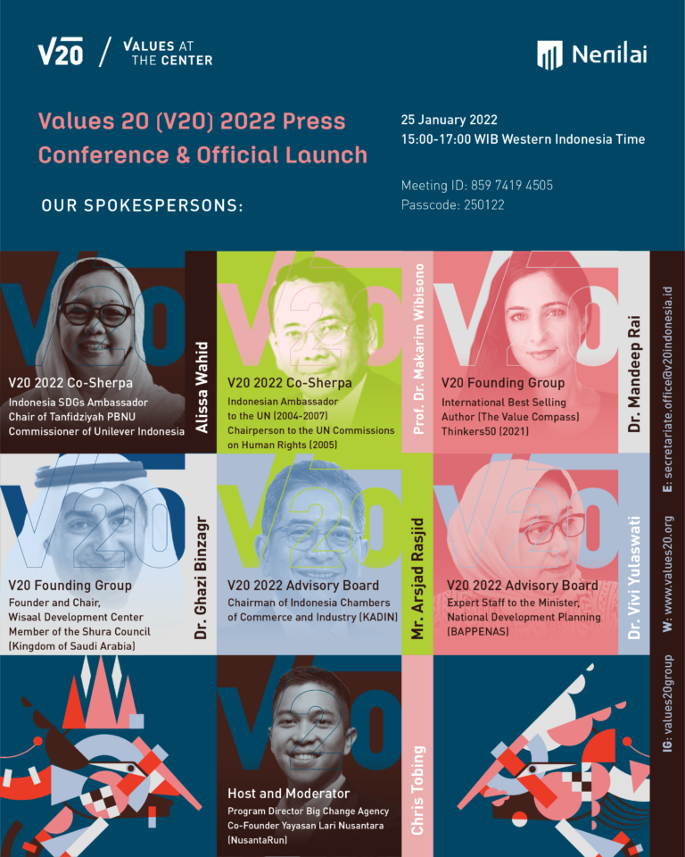 Mengenal V20, Nenilai Dipercaya Sebagai Penyelenggara V20 Summit 2022