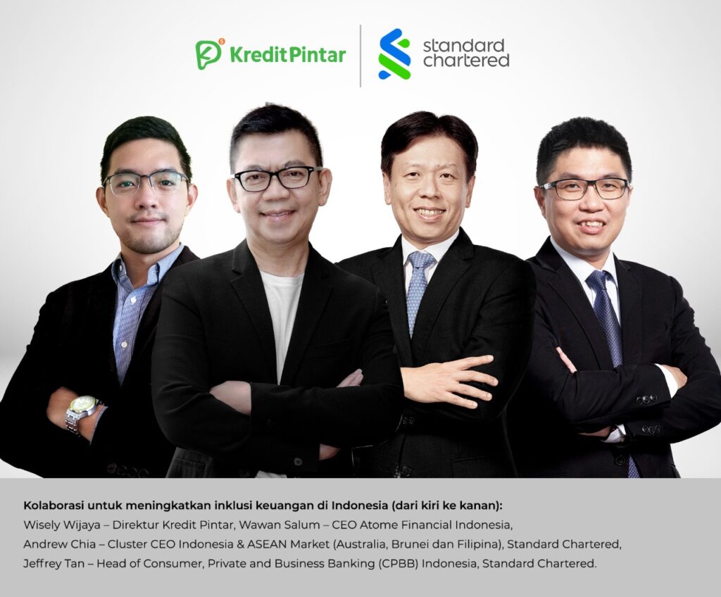 Standard Chartered mengumumkan Indonesia sebagai pasar pertama kemitraan strategis dengan Atome Financial melalui Kredit Pintar