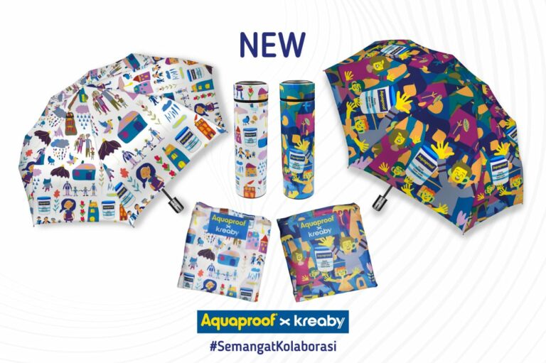 Kolaborasi Aquaproof dan Kreaby Hadirkan Merchandise Unik 