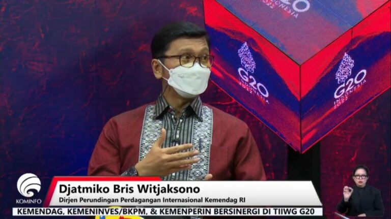 Djatmiko Bris Witjaksono Direktur Jenderal Perundingan Perdagangan Internasional Kementerian Perdagangan