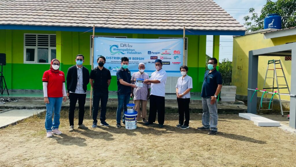 Hari Air Sedunia, Aquaproof Distribusi Air Bersih dan Cat Sekolah