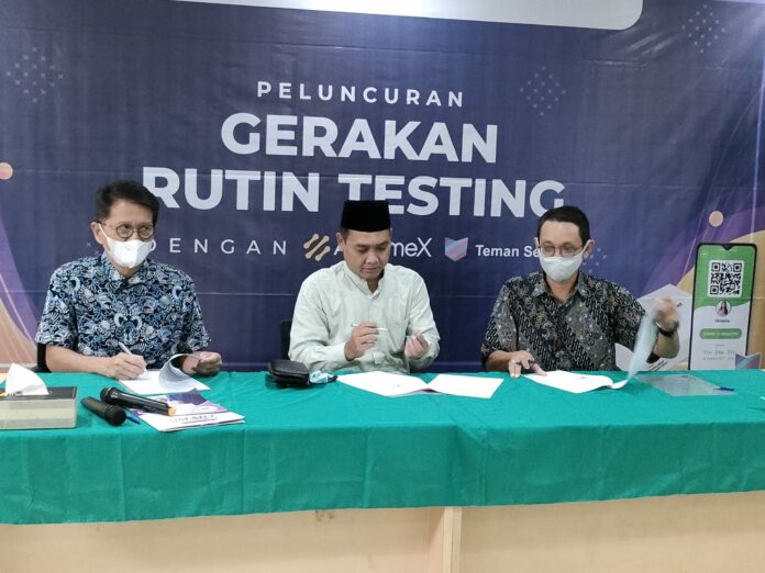 PWNU DKI Jakarta Kerja Sama dengan Indofarma dan ACHIKO untuk Penyediaan Alat Tes Covid-19 AptameX