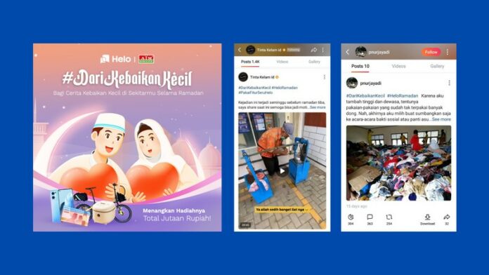 Weekly Challenge Kampanye #HeloRamadan #DariKebaikanKecil 2022