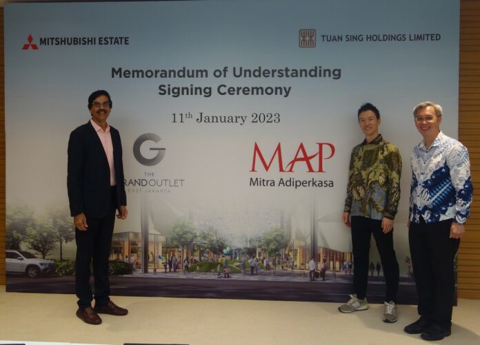 Penandatangan MOU antara MAP dengan The Grand Outlet - East Jakarta