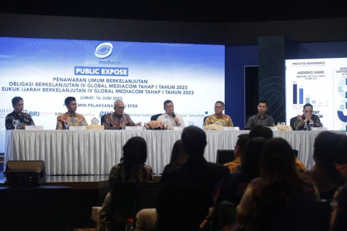 Global Mediacom Rilis Obligasi & Sukuk Ijarah Berkelanjutan IV Tahap I Tahun 2023
