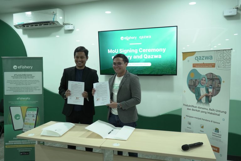 Kolab dengan eFishery, Qazwa Targetkan Pembiayaan Senilai Rp100 Miliar