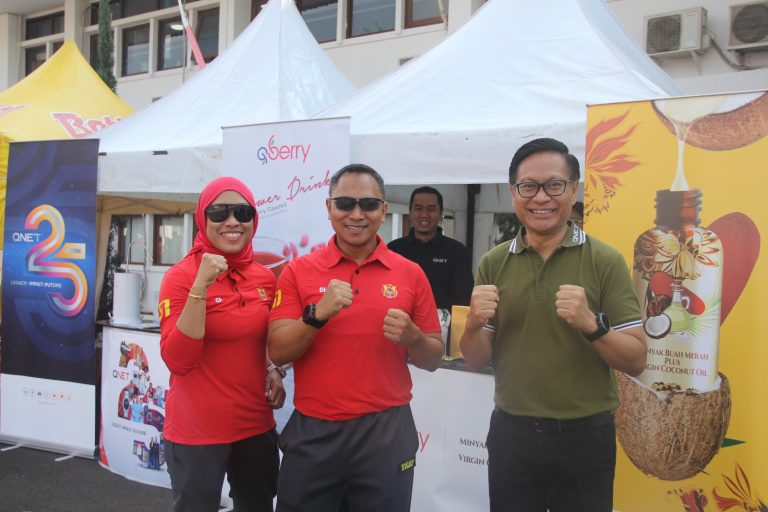 QNET Meriahkan Kegiatan Olahraga di Sesko TNI Bandung Bersama 600 Peserta