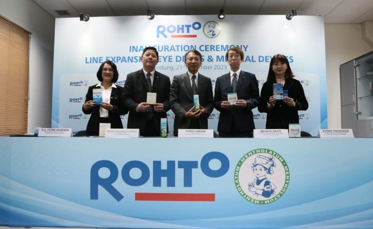 Rohto Indonesia Resmikan Jalur Ekspansi Lini Produk Obat Tetes Mata & Alat Kesehatan