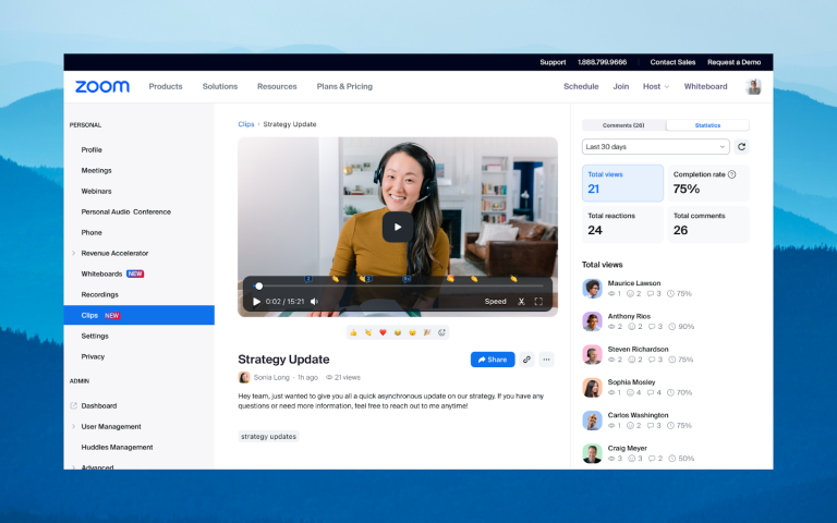 Zoom Clips Hadir untuk Mudahkan Pengguna Merekam, Mengedit dan berbagi Video