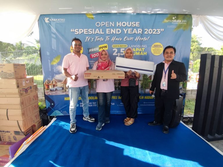 Perumahan Bumi Rakata Asri Sukses Gelar Open House “Special End Year 2023″