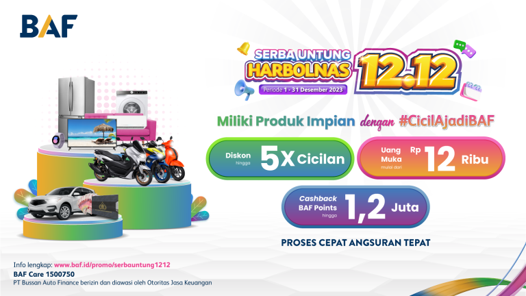 Wujudkan Wishlist Akhir Tahun di BAF Serba Untung Harbolnas 12.12 