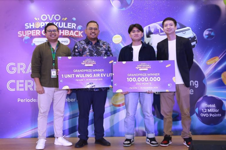 OVO Umumkan Pemenang Program Shoptakuler Super Catchback 