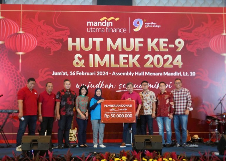 Donasi MUF untuk UNICEF 2024
