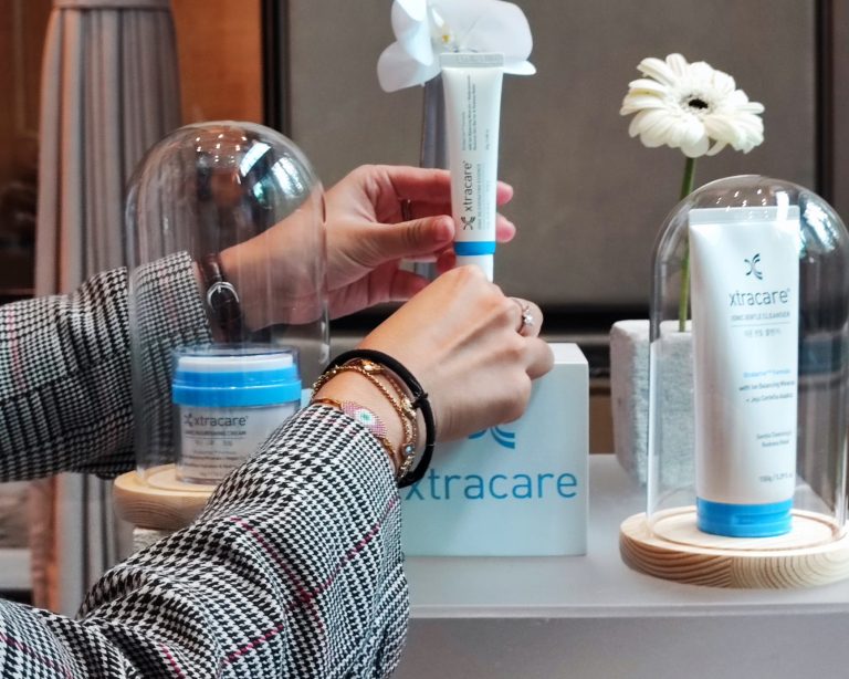 Rangkaian produk skincare, Xtracare, yang merupakan Ionic Skincare System pertama di dunia. Foto: marketing.co.id/lialily.