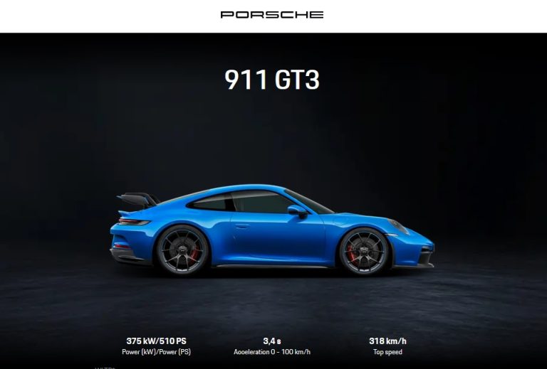 porsche 911 GT 3