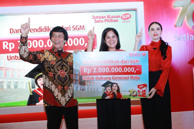 Wujudkan Generasi Emas 2045, SGM Bantu 70 Anak Indonesia dengan Dana Pendidikan