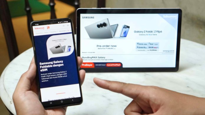 Bundling Telkomsel Samsung Galaxy Z Fold6 dan Z Flip6_2 Bundling Telkomsel Samsung Galaxy Z Fold6 dan Z Flip6