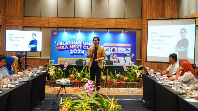 Program edukasi workshop membahas konten & copywriting untuk pengembangan UMK bersama Fadil Aditya Edwin dari Haibolu.