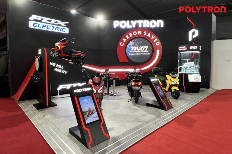 POLYTRON Tampilkan Motor Listrik Fox Electric di GIIAS 2024