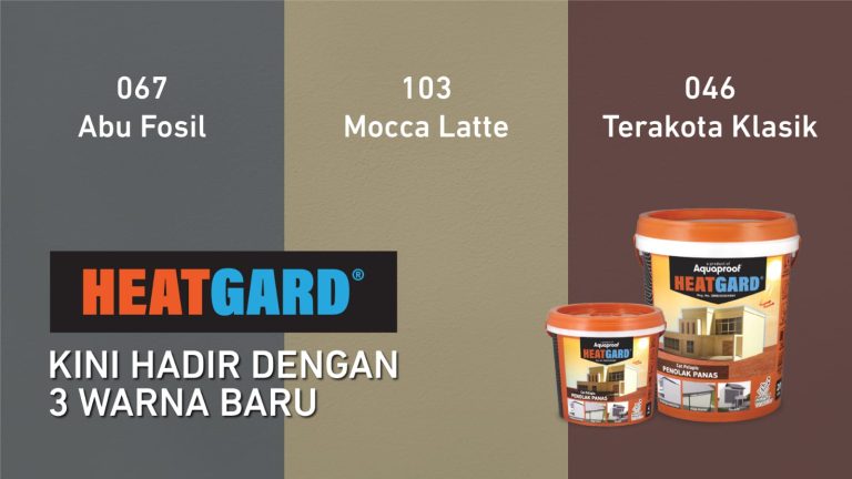 Cat Penolak Panas Heatgard Kini Hadir dengan 3 Warna Baru