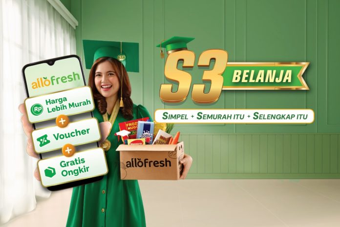 AlloFresh mengajak para mama jadi ahli belanja layaknya lulusan S3 dengan memperkenalkan S3 Belanja: Simpel, Semurah Itu, Selengkap Itu.