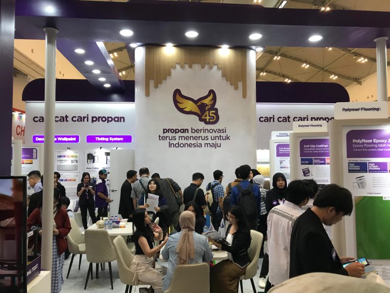 Rayakan 45 Tahun Berkarya, Propan Raya Tampil Memukau di IndoBuildTech 2024