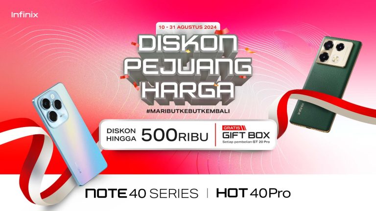 Diskon Spesial Infinix Sepanjang Agustus, Bisa Beli Infinix NOTE 40 Seharga Rp 2,3 Jutaan!