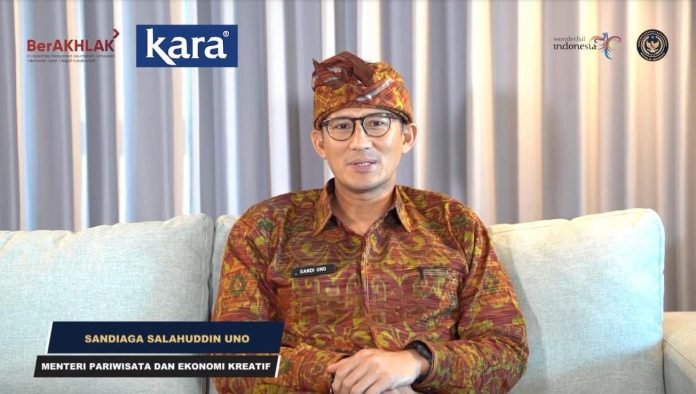 Foto 1 Apresiasi dari Menteri Pariwisata dan Ekonomi Kreatif Republik Indonesia, Sandiaga Uno Untuk KARA Indonesia