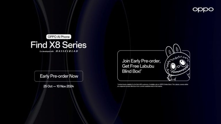OPPO Indonesia secara resmi membuka masa Early Pre-order untuk Find X8 Series. Mulai dari 25 Oktober hingga 10 November 2024