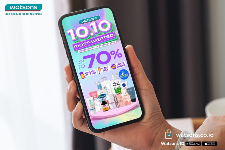 Apresiasi Pelanggan Setia, Watsons Tawarkan Diskon Besar-Besaran