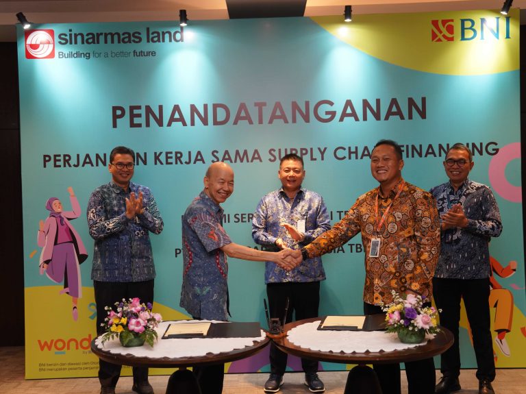 BNI Salurkan Pembiayaan Supply Chain untuk Mitra dan Vendor BSD