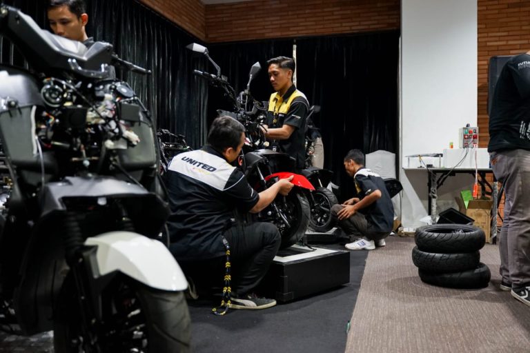 service center United E-Motor cabang Juanda Bekasi