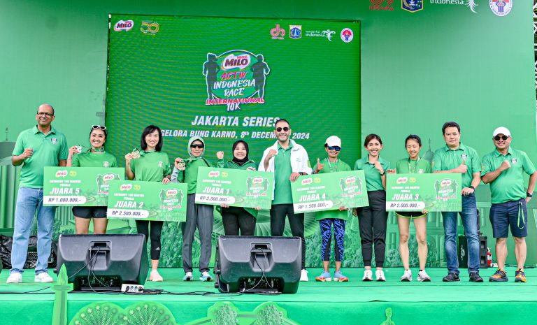 Meriahkan 50 Tahun di Indonesia, 25.000 Peserta Ramaikan MILO ACTIV Indonesia Race 2024 Jakarta International 10K