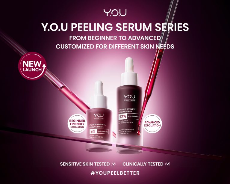 Y.O.U Luncurkan Dua Varian Peeling Serum, Solusi Eksfoliasi Aman untuk Kulit Halus dan Cerah