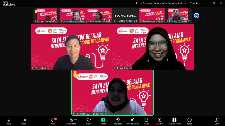 AIA Healthiest Schools Luncurkan Program Mentoring untuk 140 Sekolah Terpilih