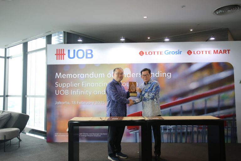UOB Indonesia Jalin Kerja Sama dengan LOTTE Mart dan LOTTE Shopping untuk Pengembangan Fasilitas Pembiayaan Supplier