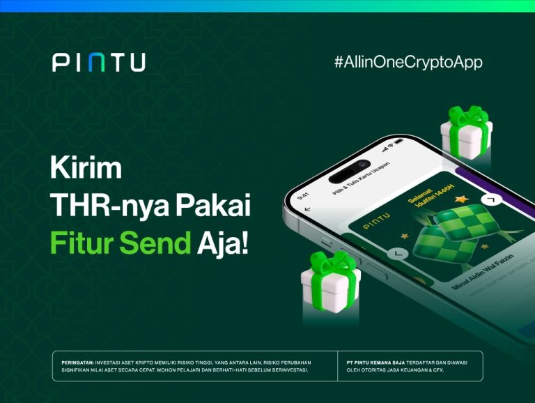 PINTU Tawarkan Cara Baru Kirim THR Lebaran Pakai Aset Kripto