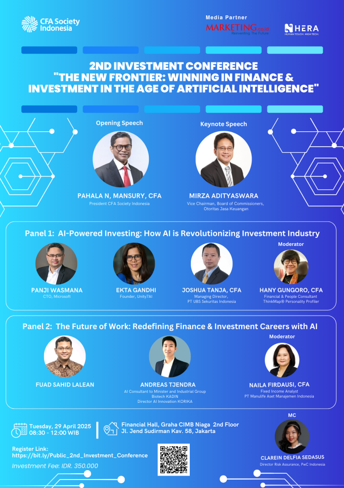 Artificial Intelligence Menjadi Sorotan di 2nd Investment Conference CFA Society Indonesia
