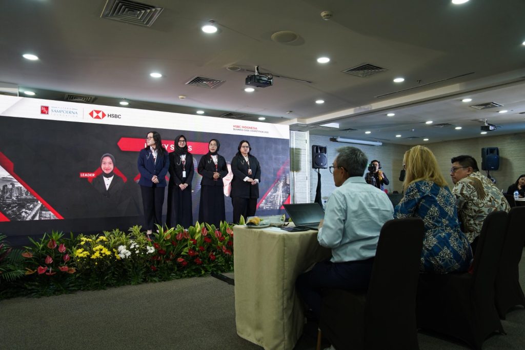 HSBC Indonesia Business Case Competition telah membuktikan bahwa anak muda Indonesia mampu bersaing di level global dengan membawa solusi nyata bagi tantangan dunia bisnis. Kami berharap ajang ini terus menjadi katalis bagi kontribusi generasi muda terhadap pembangunan ekonomi dan sosial Indonesia yang berkelanjutan,