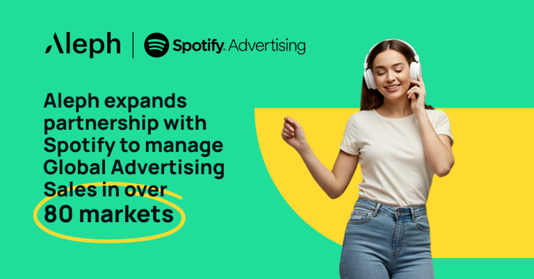 Aleph Perluas Kemitraan dengan Spotify, Kelola Penjualan Iklan Global di Lebih dari 80 Negara