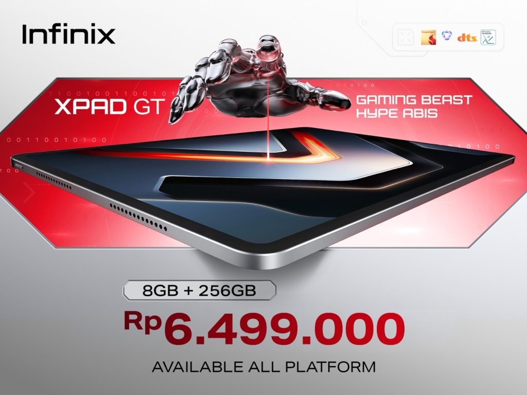 Gabungkan AI, Gaming, dan Produktivitas Infinix XPAD GT Jadi Game-Changer di Pasar Tablet 6 Jutaan 