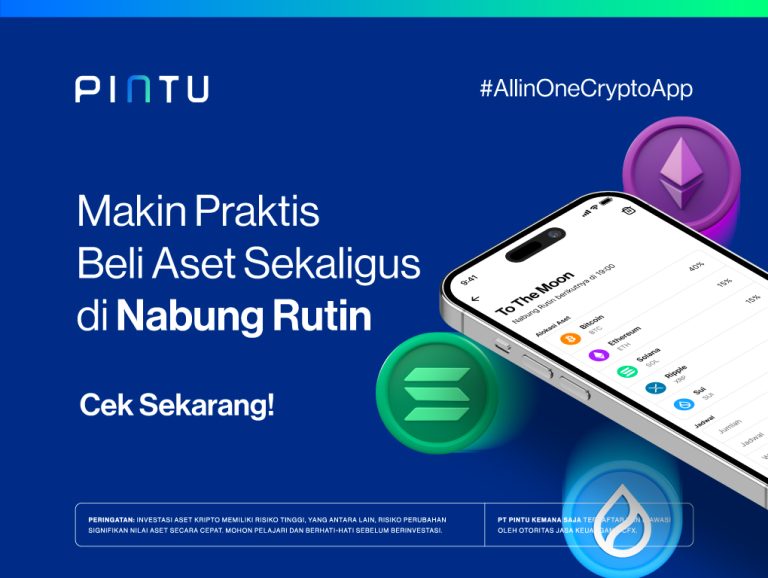 PINTU Perluas Kemudahan Nabung Kripto dengan Auto DCA Multi-Aset