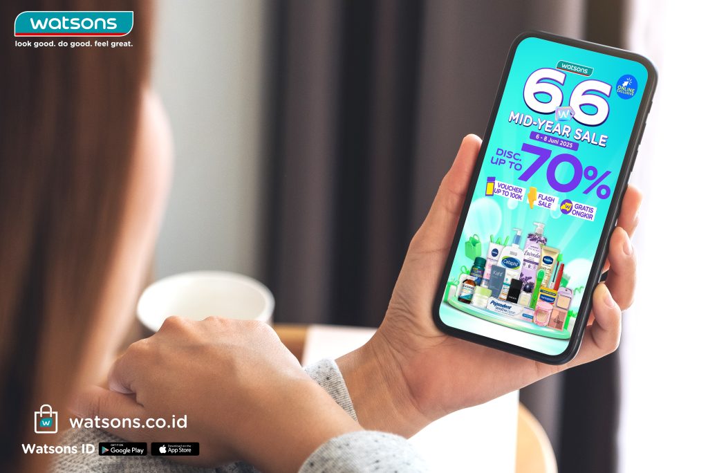 Watsons 6.6 Mid Year Sale 2025: Strategi Diskon Besar untuk Memenangkan Hati Pelanggan