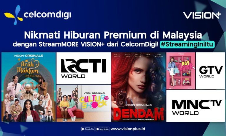 VISION+, Ekspansi, CelcomDigi, CelcomDigi Berhad,Clarissa Tanoesoedibjo, Direktur PT MNC Digital Entertainment Tbk, Deputy CEO VISION+