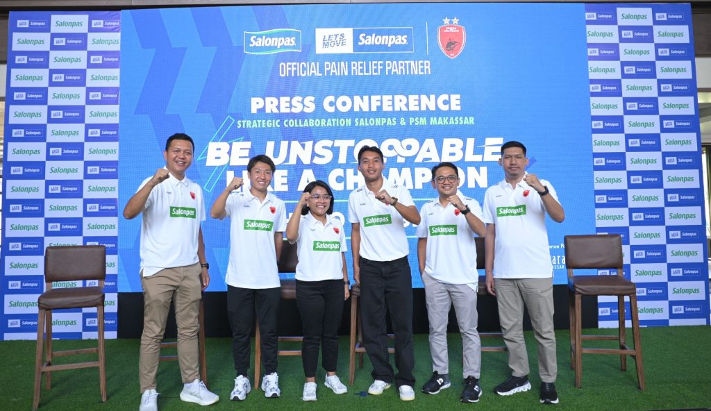 Salonpas dan PSM Makassar Gaungkan Semangat “Be Unstoppable Like a Champion”