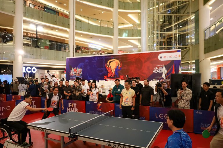 Turnamen Tenis Meja Inklusif Jadi Model Marketing Publik