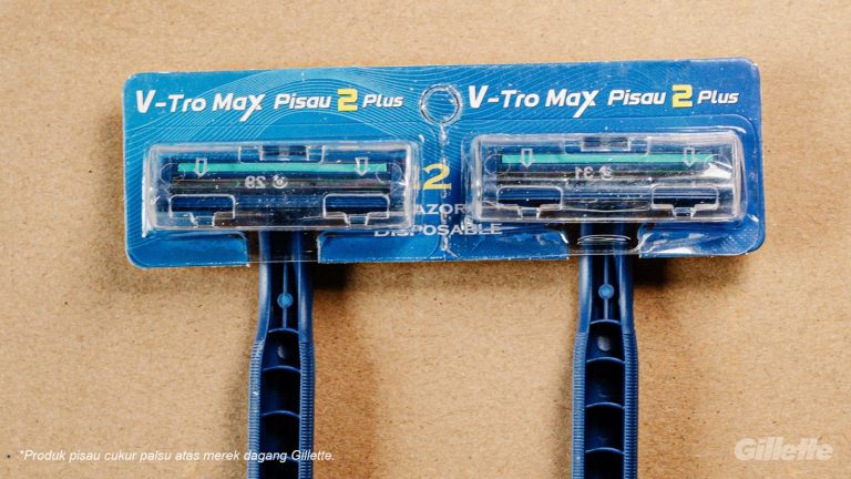 Gillette Musnahkan 1,5 Juta Pisau Cukur Palsu di Indonesia